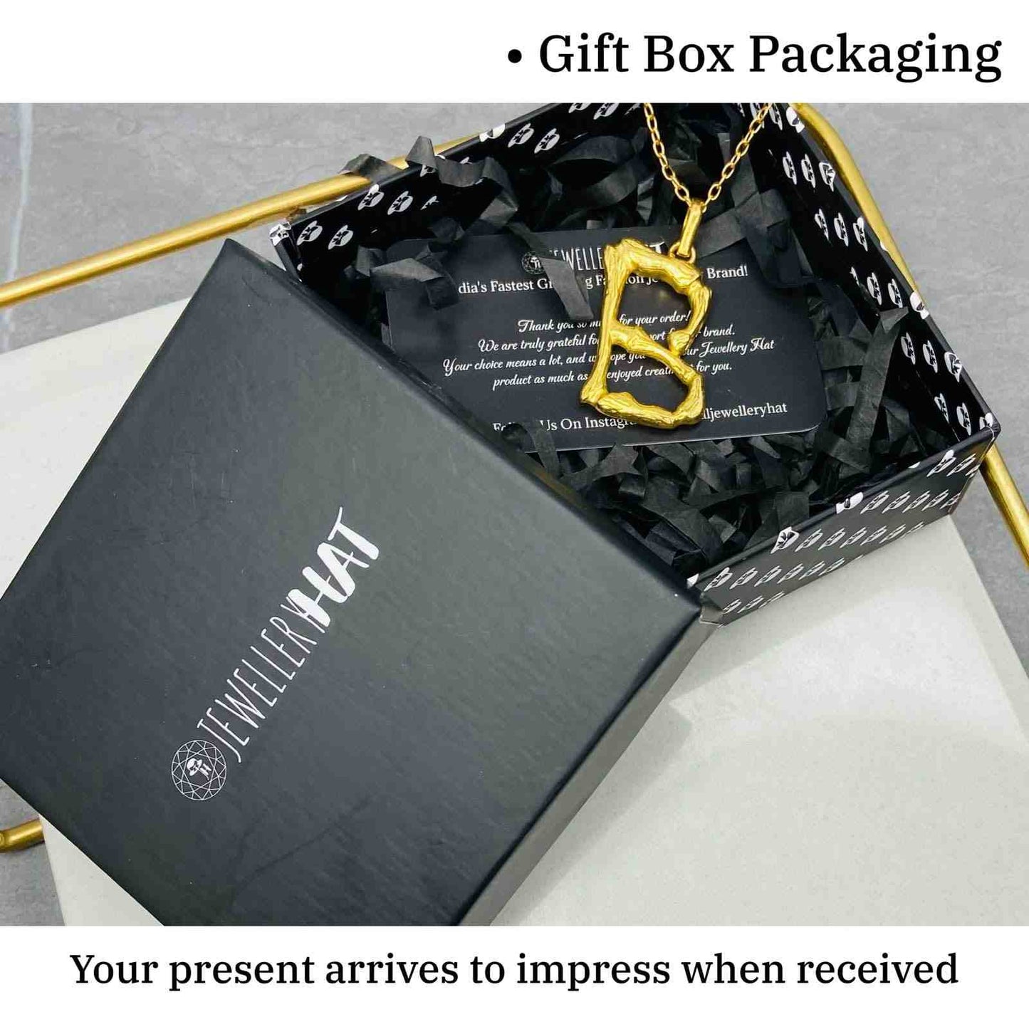 Name Necklace | B Alphabet Necklace | Initial Necklaces