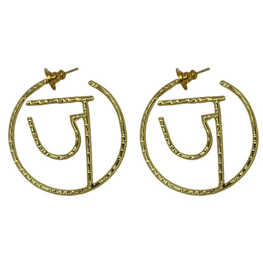 Letter Ja Earrings | Anti-Tarnish | Water Resistant | Gift Box Packing