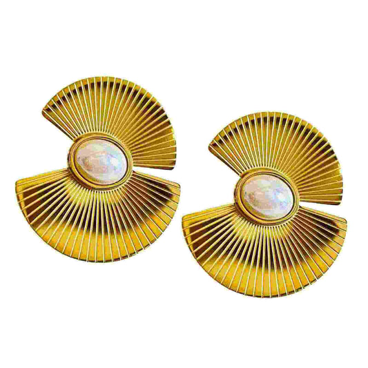 Light Weight Gold Earrings | Modern Fashion Jewellery | Western Jewellery | Best Quality