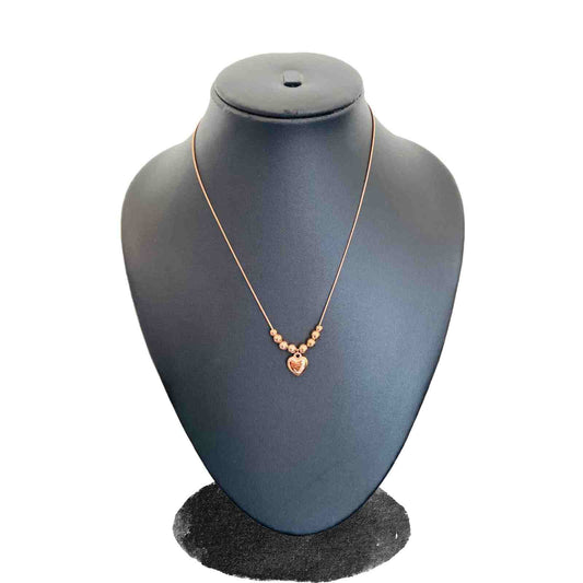 Love Locket | Rose Gold Plated Chain for Women | Rose Gold Plated Jewellery