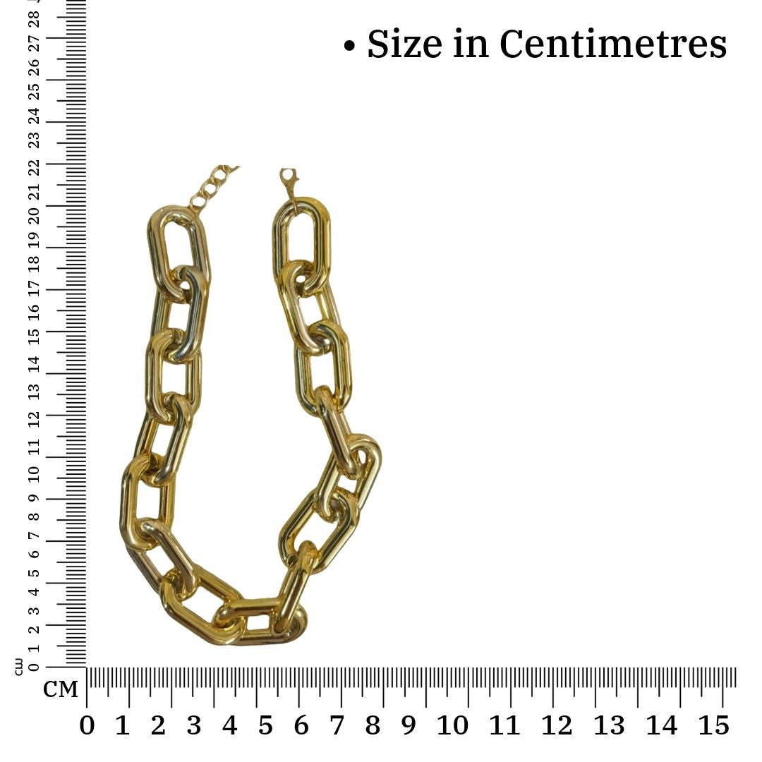 Chains Cuban | Gold Plated Thick Chain for Women | Artificial Jewellery
