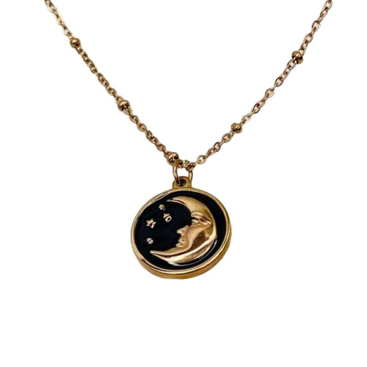Moon Locket | Rose Gold Plated Moon Locket for Women | Artificial Jewellery