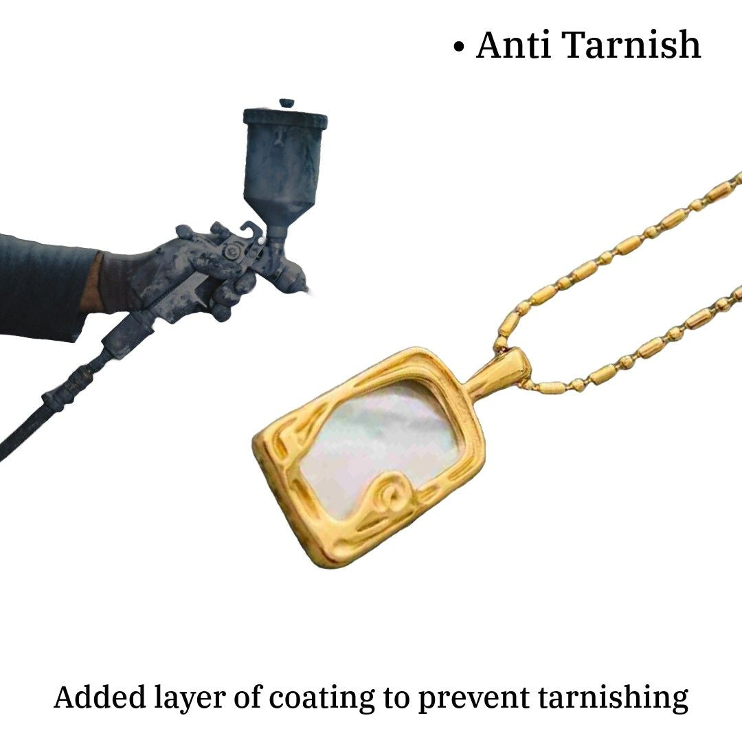 Mother of Pearl Jewelry | Gold Plated Pearl Necklace for Women | Artificial Jewellery