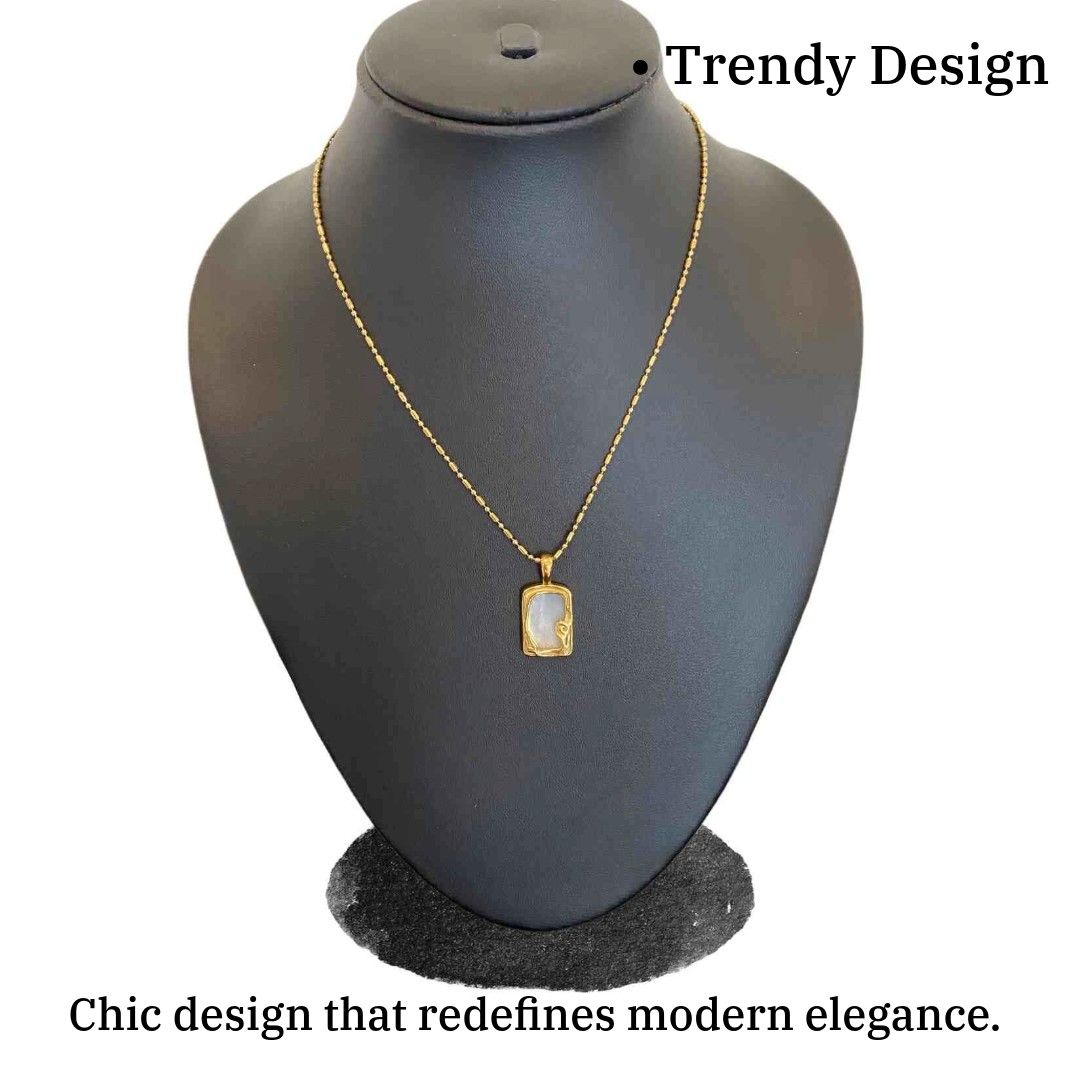 Mother of Pearl Jewelry | Gold Plated Pearl Necklace for Women | Artificial Jewellery