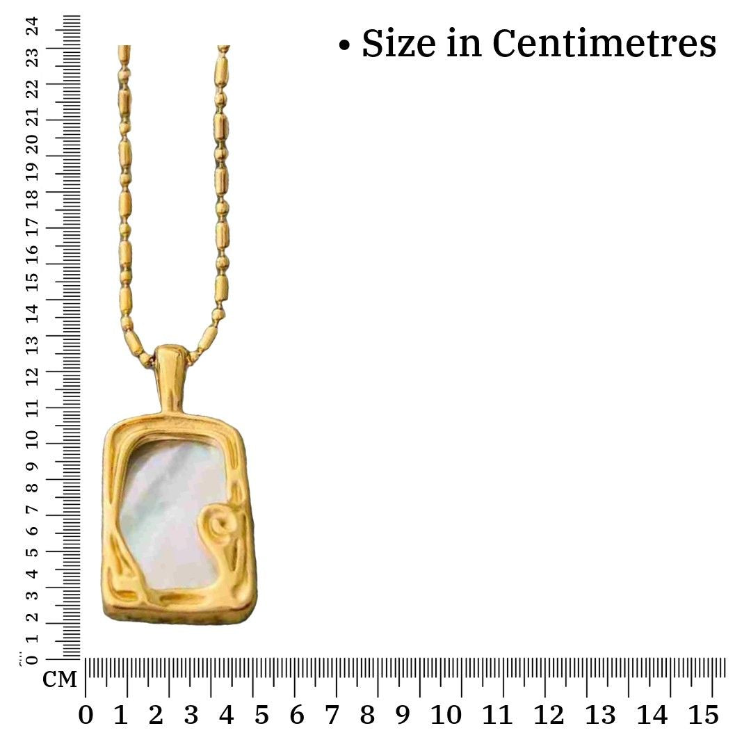 Mother of Pearl Jewelry | Gold Plated Pearl Necklace for Women | Artificial Jewellery