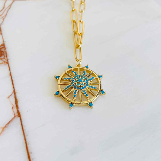 Necklace Wheel Of Fortune | Premium Collection Fashion Jewellery | Western Jewellery For Girls