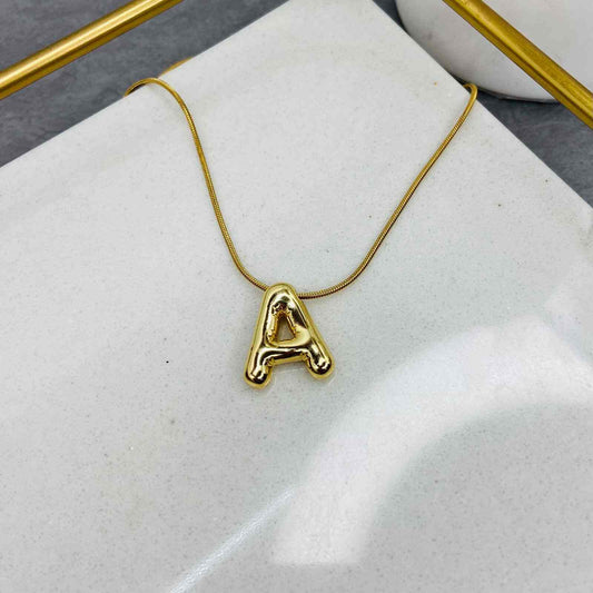 Necklace With An A Initial