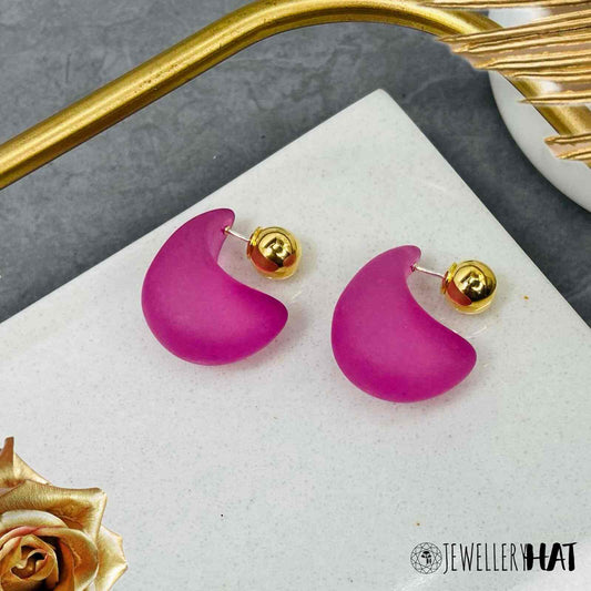 Orchid Colour Earrings