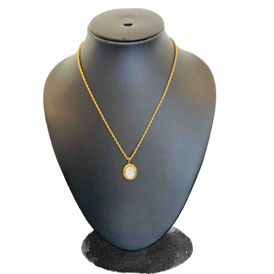 Oval Pendant | Gold Plated Oval Pendant for Women | Artificial Jewellery