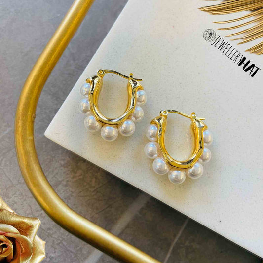 Pearl Bali Earrings
