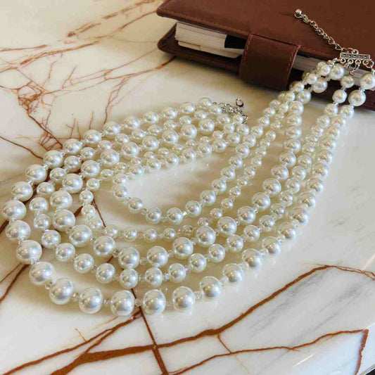 Pearl Multilayer Necklace | By Jewellery Hat® | Fashion Jewellery