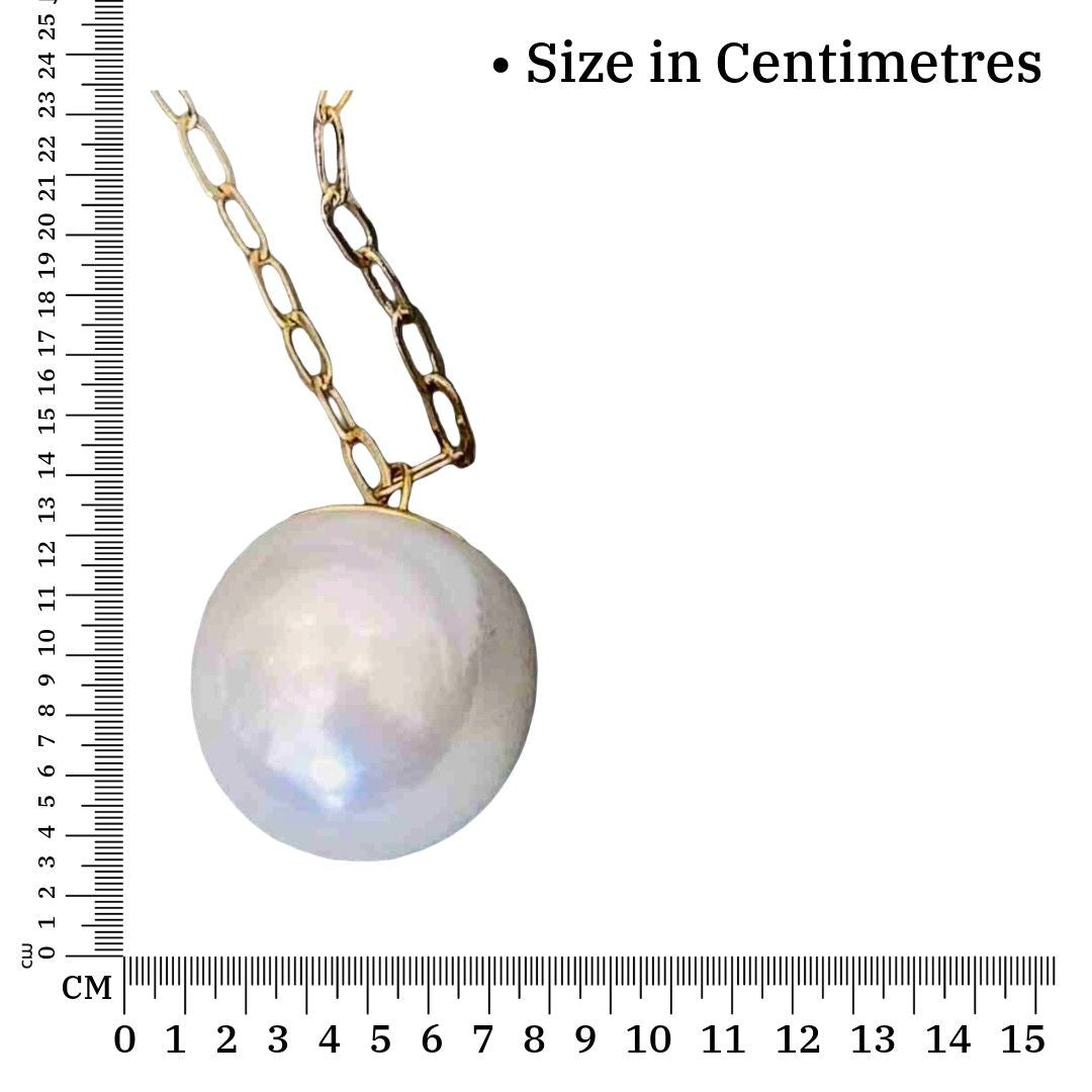 Necklace With Pearl and Gold | 18 Karat Gold | Costume Jewellery for Ladies