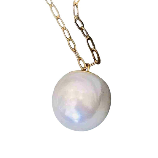 Necklace With Pearl and Gold | 18 Karat Gold | Costume Jewellery for Ladies