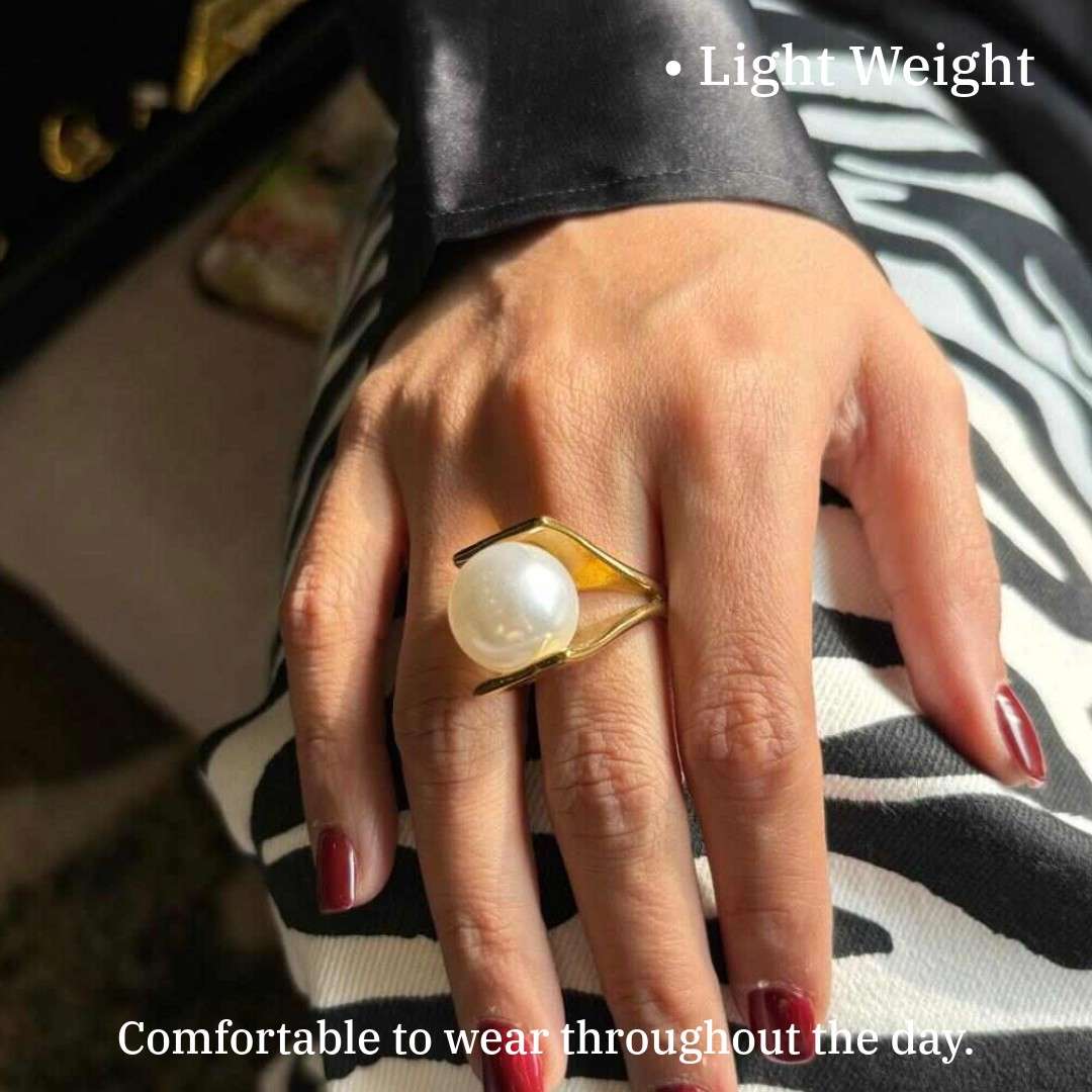 Pearl Gold Ring