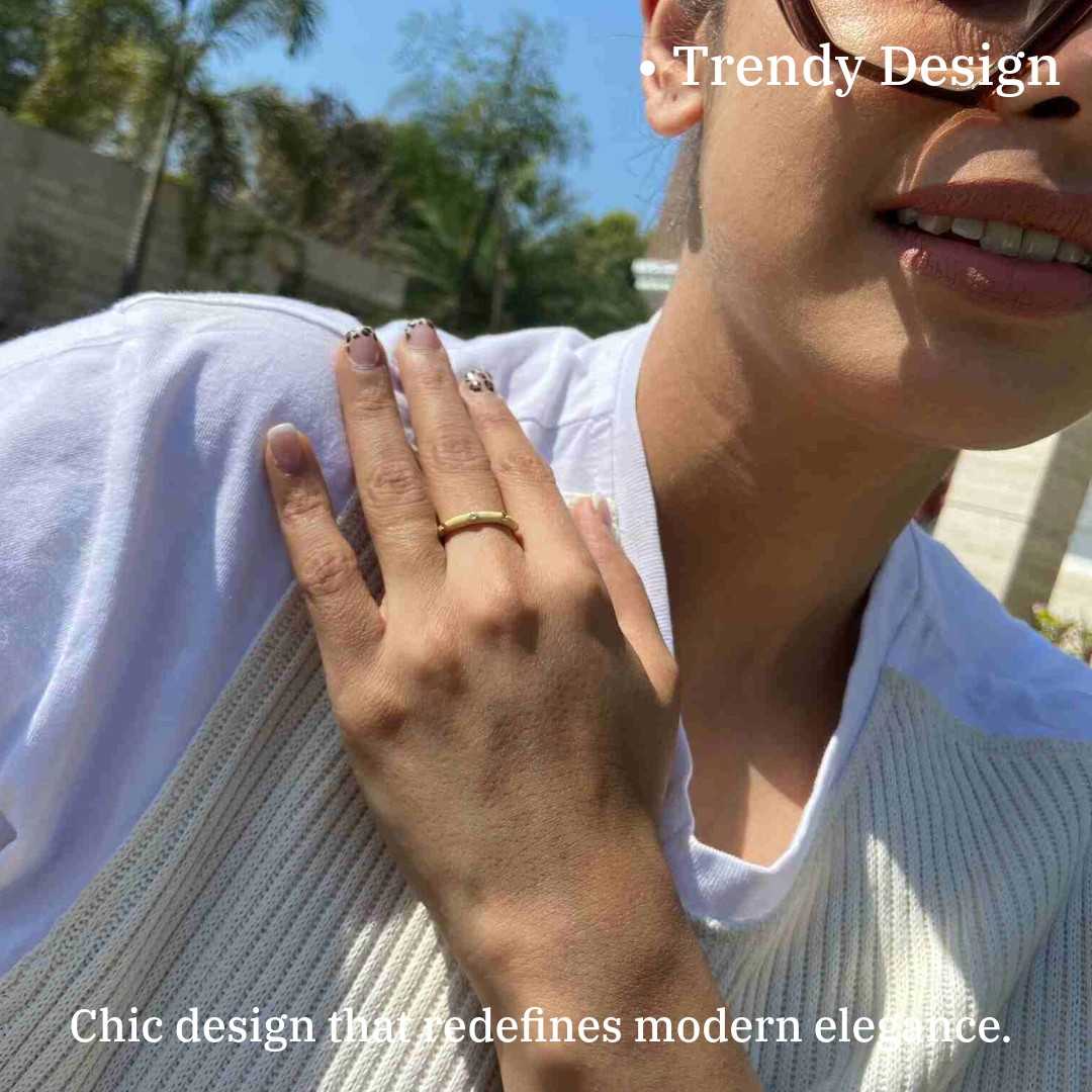 Artificial Gold Rings