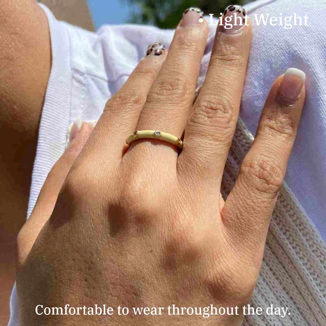 Artificial Gold Rings