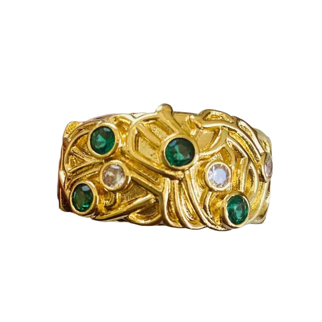 Round Ring | Gold Plated Rings for Women | Artificial Jewelry