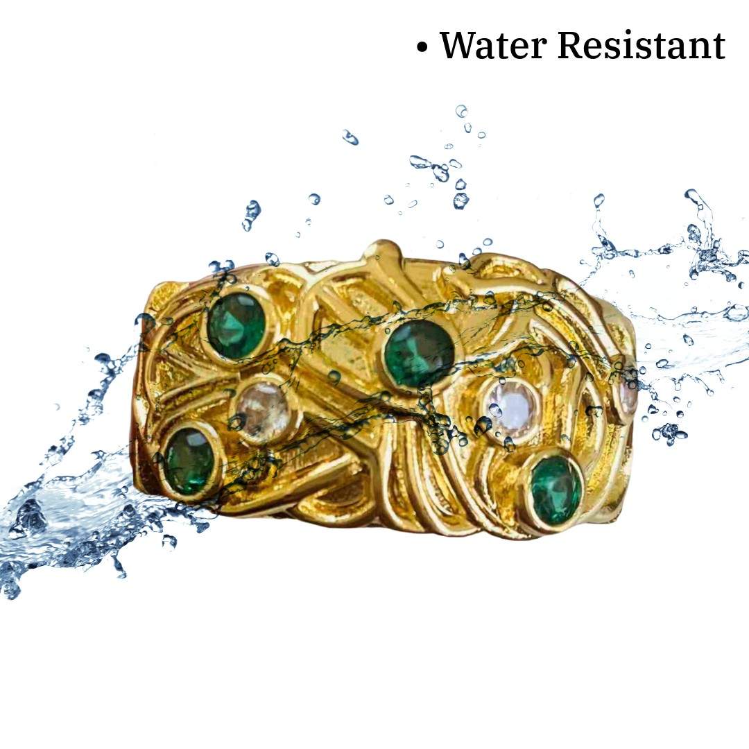 Round Ring | Gold Plated Rings for Women | Artificial Jewelry
