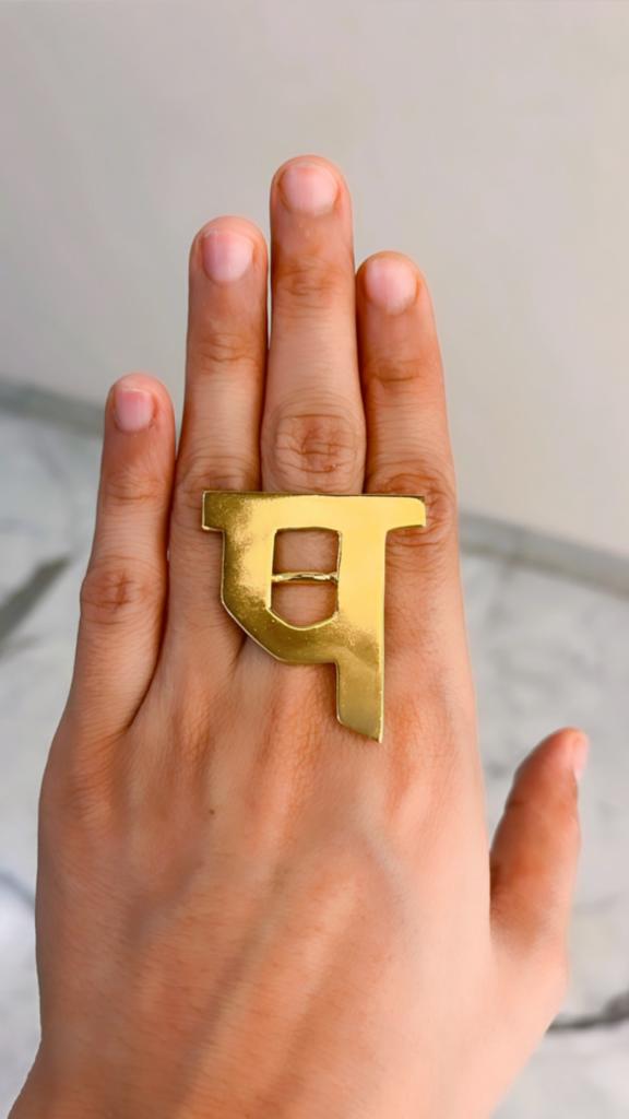 Ring with Name Gold | Adjustable Name Ring | Customised Jewelry
