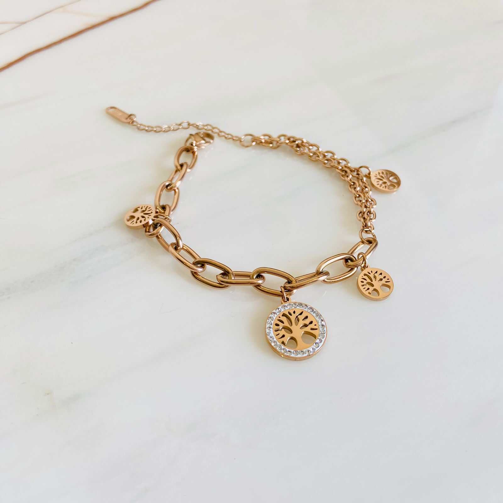Rose Gold Bracelets | Tree Of Life | Fashion Jewellery | March 2023