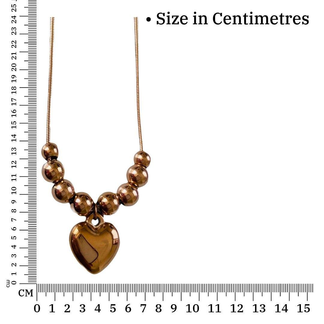 Love Locket | Rose Gold Plated Chain for Women | Rose Gold Plated Jewellery