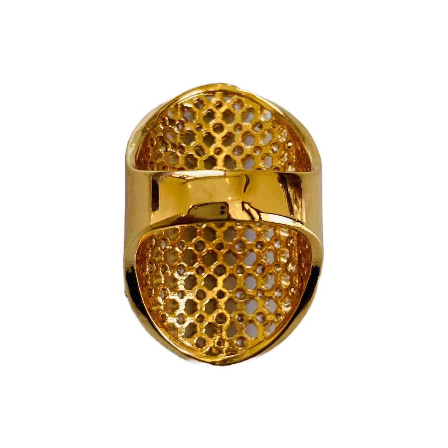 Round Gold Ring | Gold Plated Rings for Women | Gold Plated Jewellery