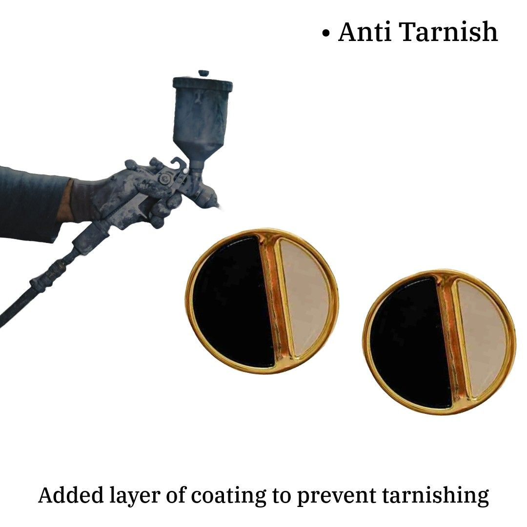 Golden Colour Earrings Western