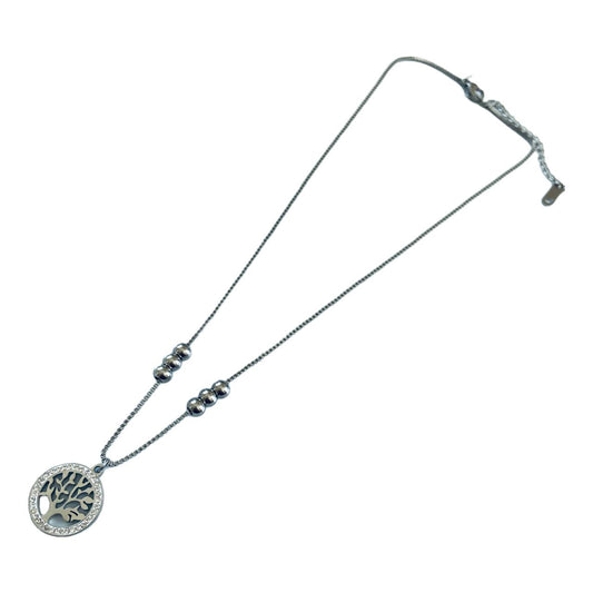 Silver Colour Necklace | Tree Of Life Jewellery | Silver Plated Jewellery