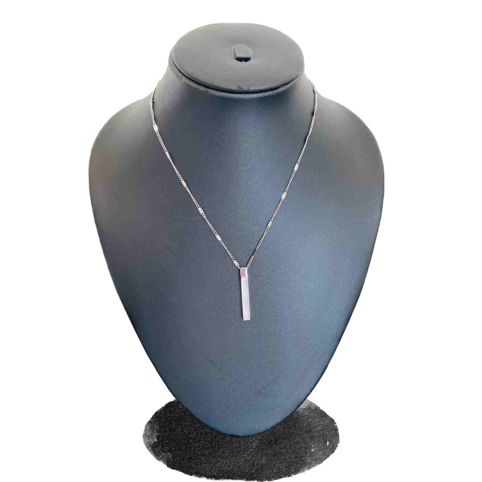 Silver Colour Chain with Pendant | Silver Plated Chain | Silver Plated Jewellery