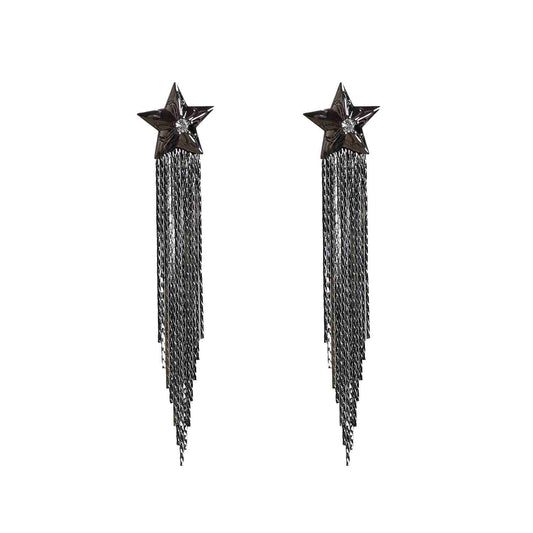 Silver Hanging Earrings | Tassel Earrings for Women | Artificial Jewelry