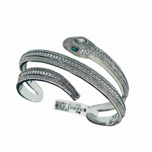 Silver Luxury Snake Bracelet | Hand bracelet Silver | JH Luxe Jewellery