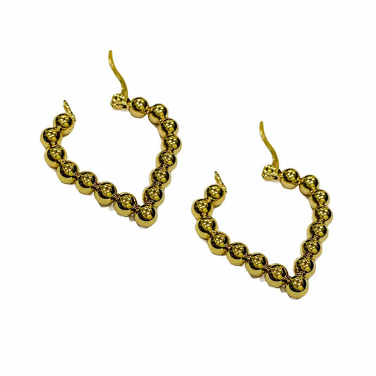 Small Ear Rings | Gold Plated Hoop Earrings for Women | Fancy Jewellery