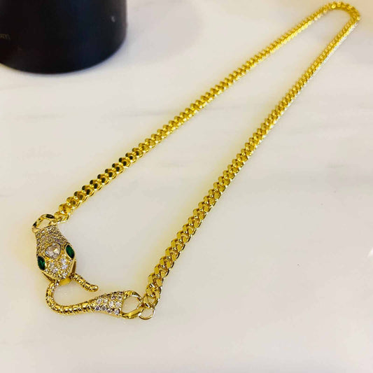 Snake Necklace Anti Tarnished Necklace Waterproof - Snake Jewellery Fashion Jewellery By Jewellery Hat September 2022