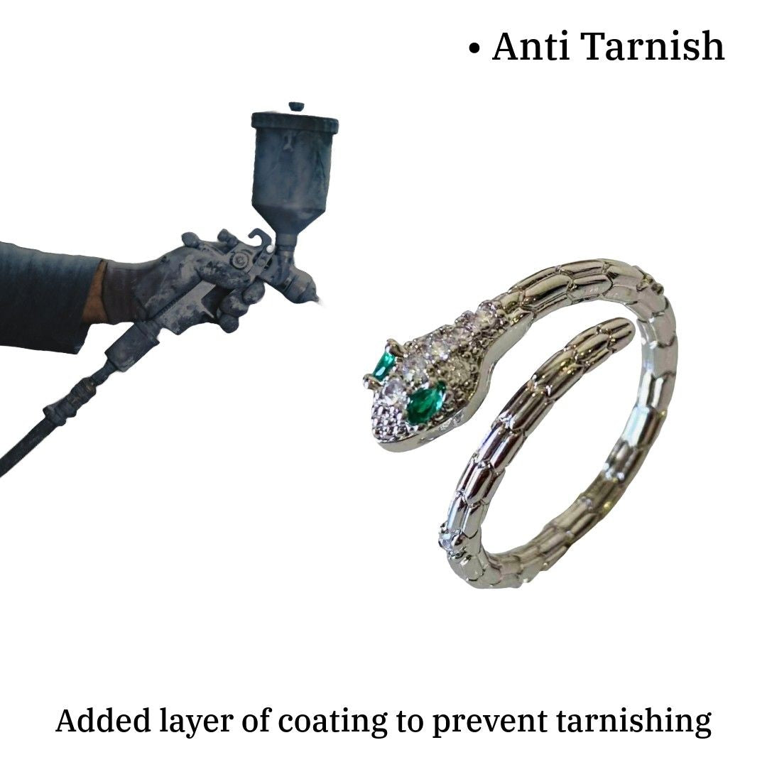 Snake Ring Silver | Premium Jewellery | Modern Design | Anti Tarnished