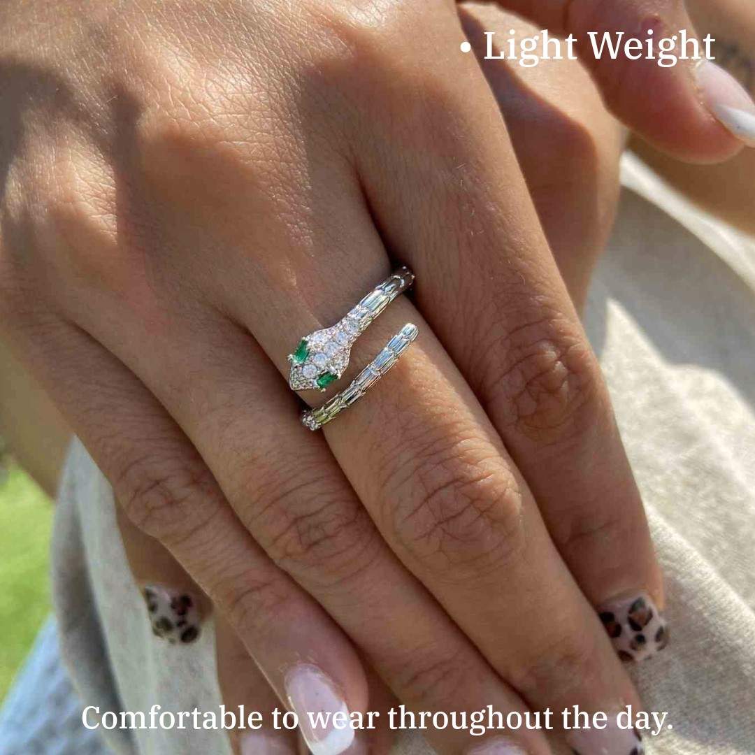 Snake Ring Silver | Premium Jewellery | Modern Design | Anti Tarnished