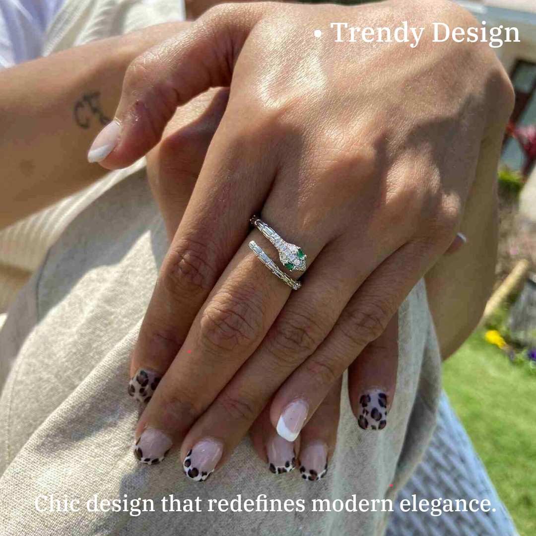 Snake Ring Silver | Premium Jewellery | Modern Design | Anti Tarnished