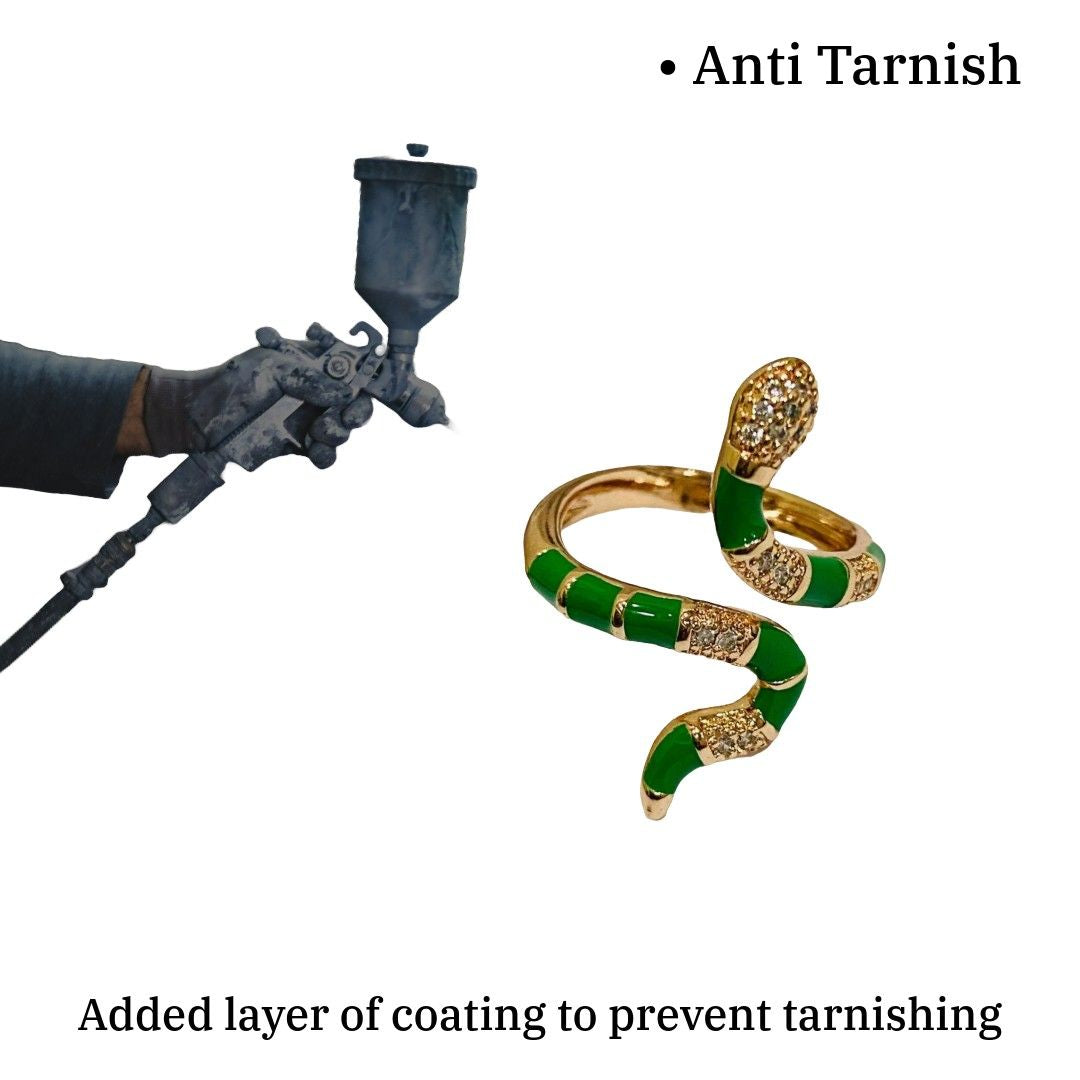 Ring Snake | Adjustable Snake Ring For Girls | Snake Jewellery