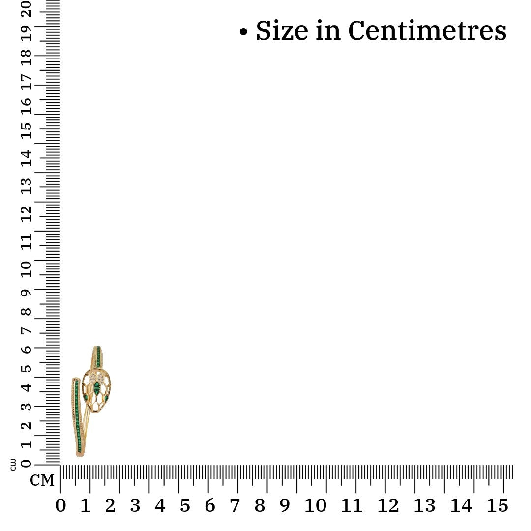 Green Emerald Snake Bracelet