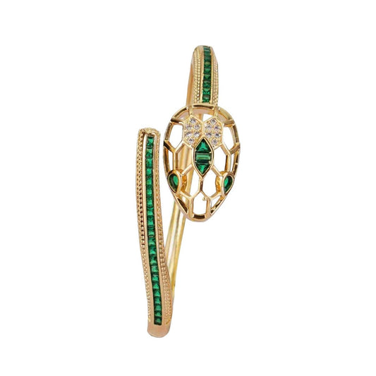 Green Emerald Snake Bracelet