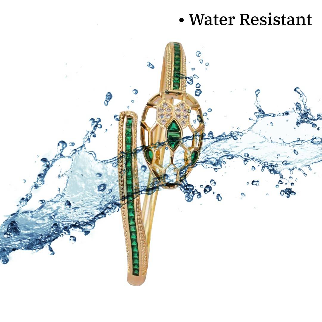 Green Emerald Snake Bracelet