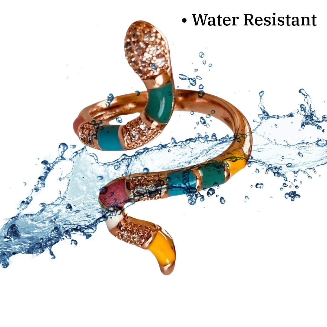 Snake Ring Designs | Rose Gold Snake Ring for Women | Snake Jewellery
