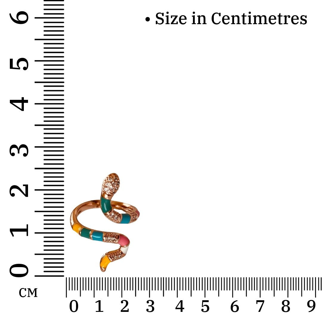 Snake Ring Designs | Rose Gold Snake Ring for Women | Snake Jewellery