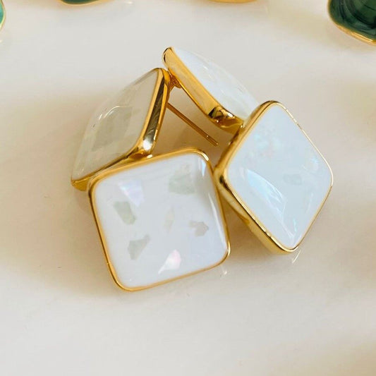 Square Shaped Earrings - By Jewellery Hat® - Fashion Jewellery - February 2023 - square shaped earrings