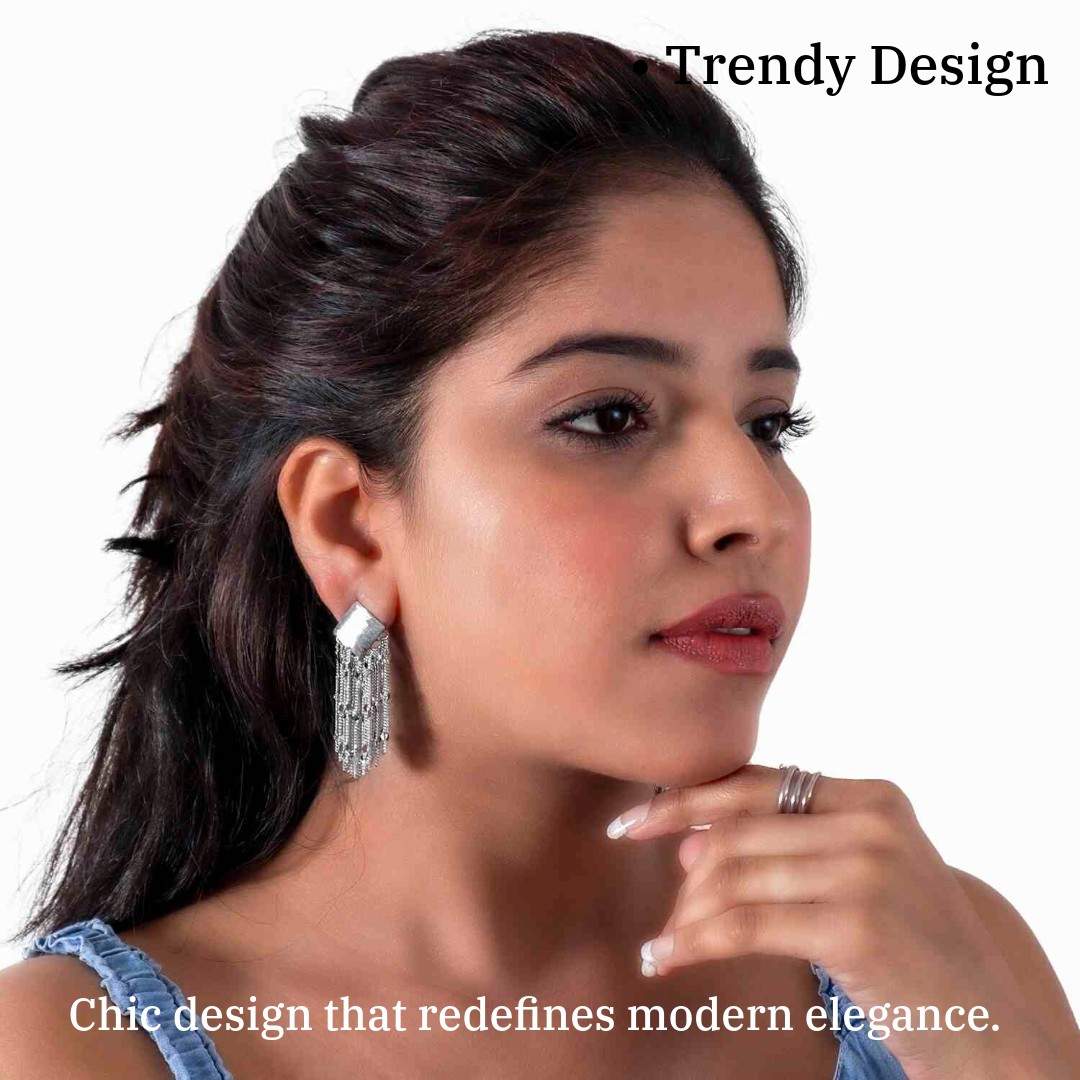 Simple Long Earrings | Fancy Long Earrings for Women | Imitation Jewelry