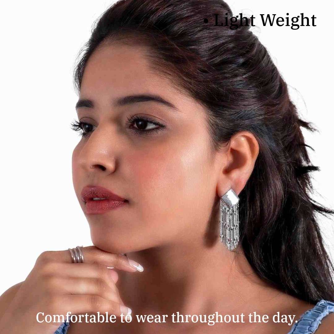 Simple Long Earrings | Fancy Long Earrings for Women | Imitation Jewelry