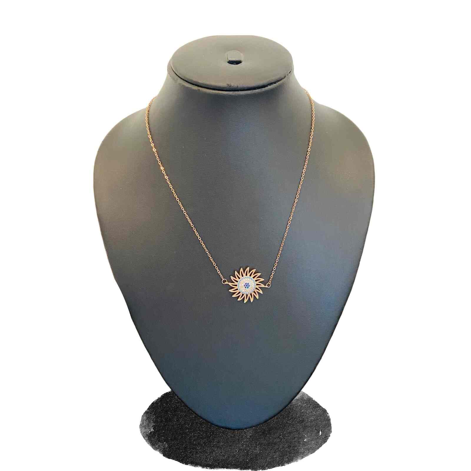 Sun Chain Locket Sun Locket | Gold Plated Sun Necklace for Women | Artificial Jewellery ...