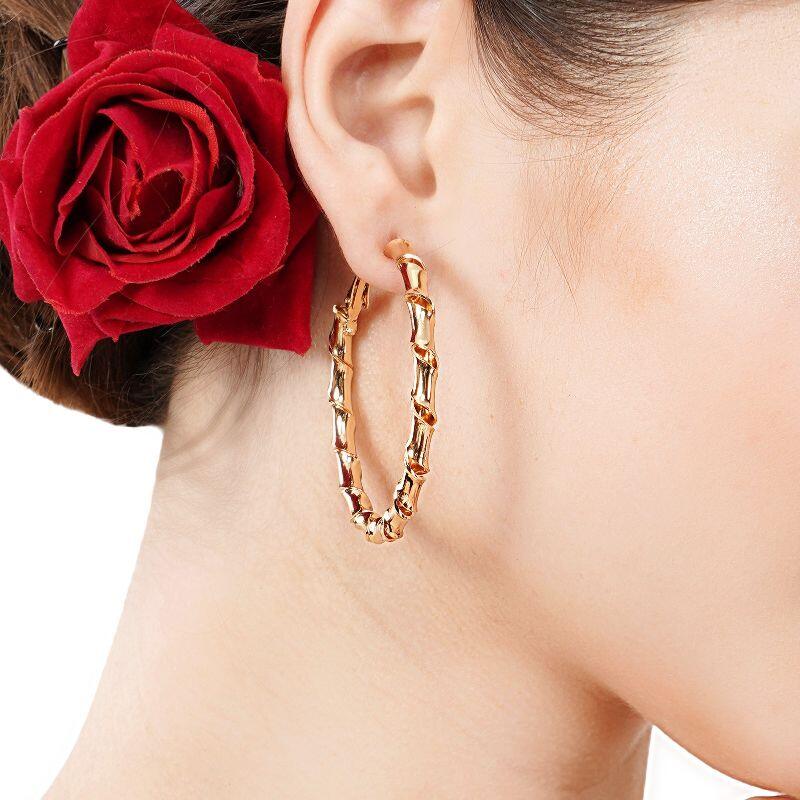 Extravagant Double Circle Flat Big Hoop Earrings with S/M/L/XL Different  Size Gold Silver Color Earrings Women Party Jewelry - China Fashion Earrings  and Stainless Steel Stud Earring price | Made-in-China.com