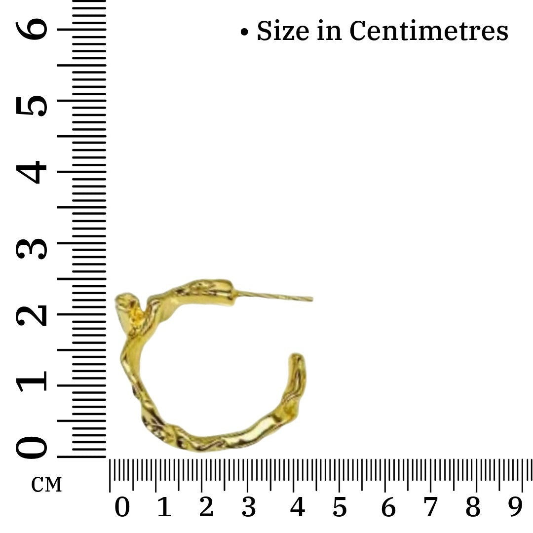18k Gold Earrings Fake