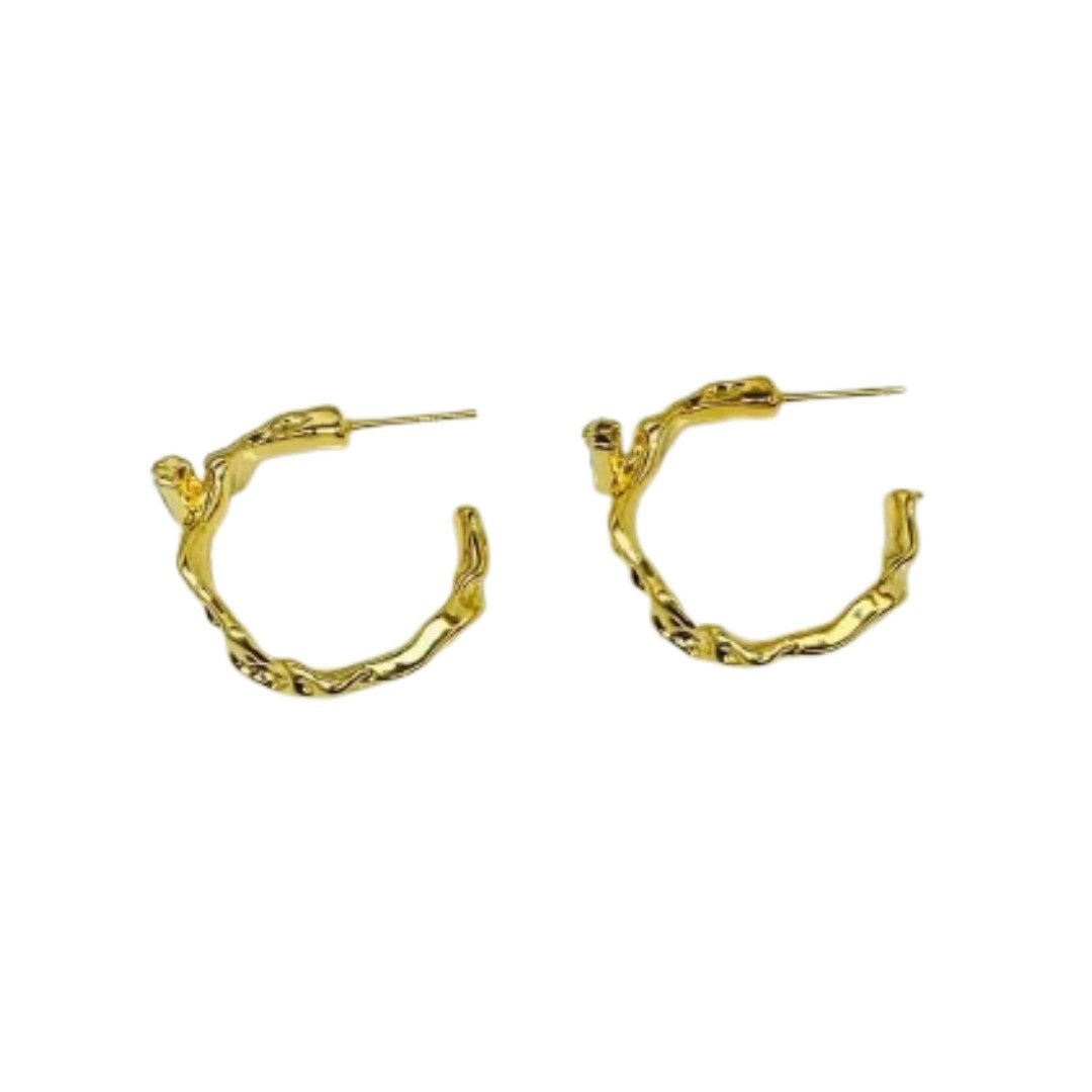 18k Gold Earrings Fake