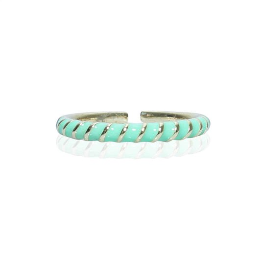 Western Ring | Ring Light Green | Gold Plated Western Ring | Artificial Jewellery